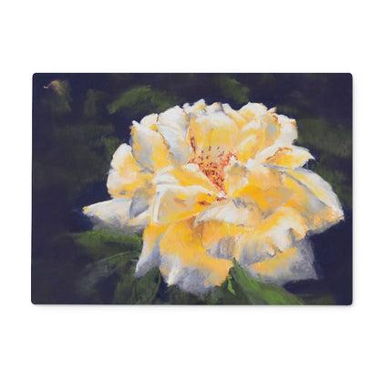 Yellow rose art design rectangular worktop saver