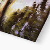 Sunset on the Marsh, canvas artwork print. Corner, image wrap 