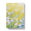 Daisy Flowers in the Sunshine, Notebook journal with daisy flower floral cover design. White and yellow