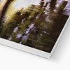 Sunset on the Marsh fine art canvas print. Bottom corner, white wrap 