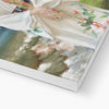 Japanese Kimono art. Canvas print, corner detail showing white wrap. Eco and Vegan-friendly 