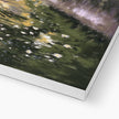 Veil of Angels, fine art canvas print. Close up of bottom corner and white wrap