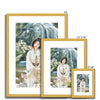 Japanese Kimono art. Fine art prints with a gold frame and a white mount. Different sizes