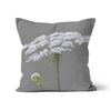 Grey and white  square sofa cushion