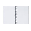 White Daisy Flower notebook, graph pages