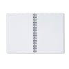 White Daisy Flower notebook, graph pages