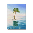 Palm tree wall art canvas print. 