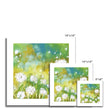 Dandelion seed heads artwork prints. Different sizes