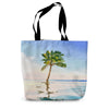 Palm tree tote bag. 