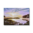 Sunset landscape painting, canvas art print 