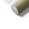 Fine art print with white border, corner detail. Cardboard tube which is used for shipping