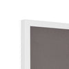 Fine art print in white frame. Corner detail