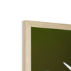 Photographic fine art print with wooden frame. Top corner detail.