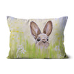 Rabbit design rectangular throw pillow