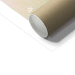 For You, rabbit art print, corner detail and cardboard tube used for shipping purposes.