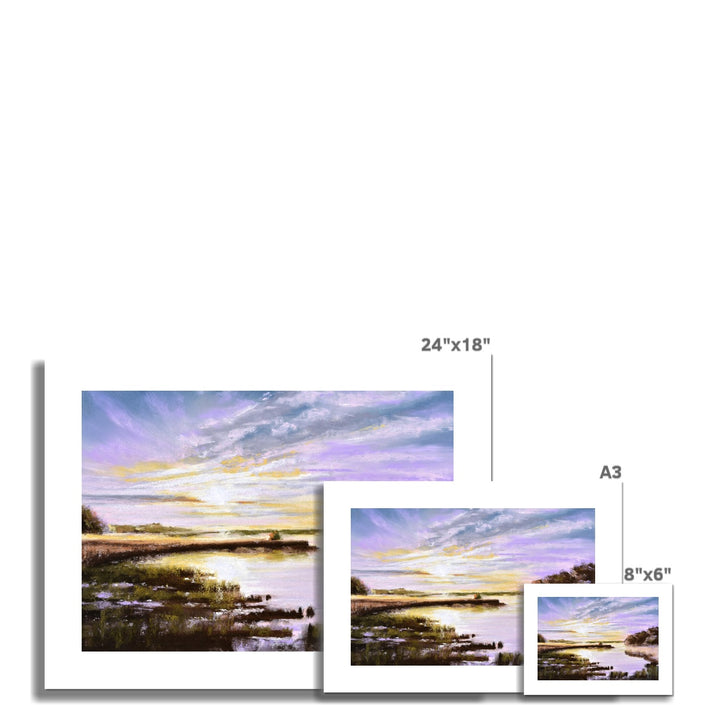 Sunset landscape fine art prints. Different sizes