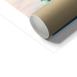 Fine art print. Corner detail and cardboard tube used for shipping purposes