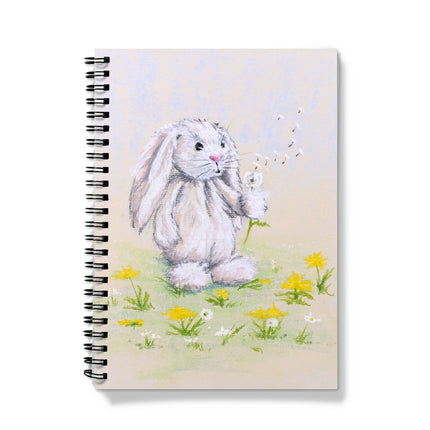 Rabbit design, Vegan-friendly, notebook. Ruled or graph pages