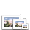 Ethereal misty landscape at sunrise, fine art prints with white frames and white mount. Different sizes