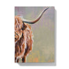 Scottish Highland Cow artwork designed hardback journal