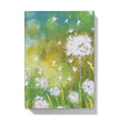 Dandelion seed heads artwork cover design hardback journal.