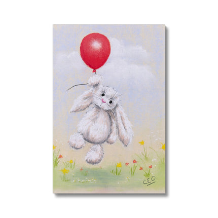 Rabbit art canvas print.