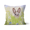 Rabbit artwork design square throw cushion