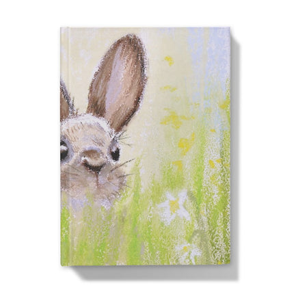 Rabbit and Flowers artwork design notebook journal