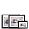 Winter's Magic fine art print in black frame. Different sizes