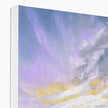 Sunset on the Marsh, canvas art print. White wrap. 