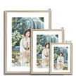 Lady in a Kimono - Framed Print