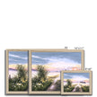 Ethereal misty landscape at sunrise, fine art prints in natural frames. Different sizes