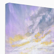 Sunset on the Marsh canvas art print. Corner detail and image wrap 